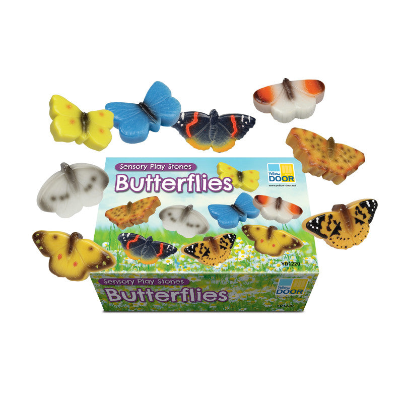 Sensory Play Stones Butterflies
