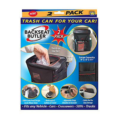 Backseat Butler Car Trash Can, 2 pk.