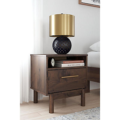 Ashley Furniture One Drawer Night Stand - Brown
