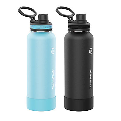 Thermoflask 40 oz. Spout Bottle, 2 pk. - Sky/Carbon