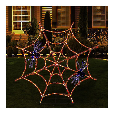 Berkley Jensen 5' Metal Spider Web with 352 LED Lights