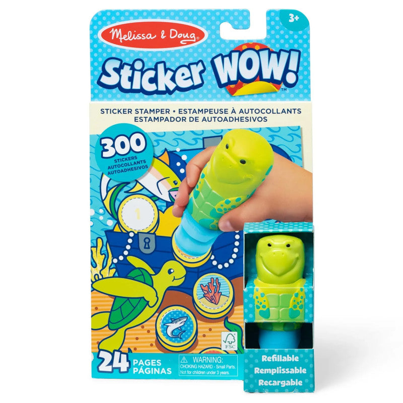 Turtle Activity Pad Set Sticker Wow (Pack of 3)