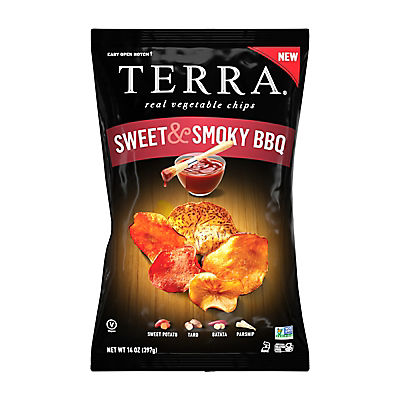 Terra Sweet & Smoky BBQ Chips, 14 oz.