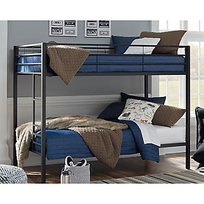Ashley Furniture Twin/Twin Metal Bunk Bed - Black