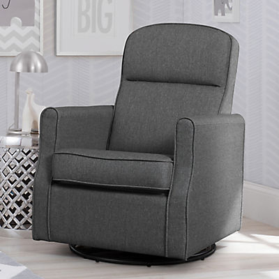 Delta Children Blair Nursery Glider Rocker Chair - Charcoal Grey