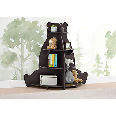 Delta Children Bear Bookcase - Brown