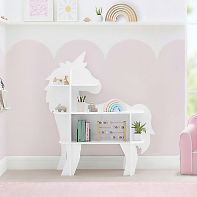Delta Children Unicorn Bookcase - White