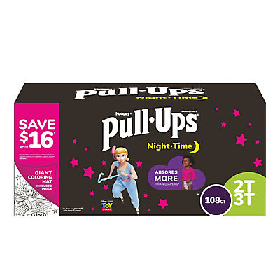 Huggies Pull-Ups Girls' Night-Time Potty Training Pants