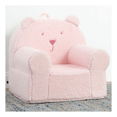 BabyGap by Delta Children Sherpa Bear Chair - Blush