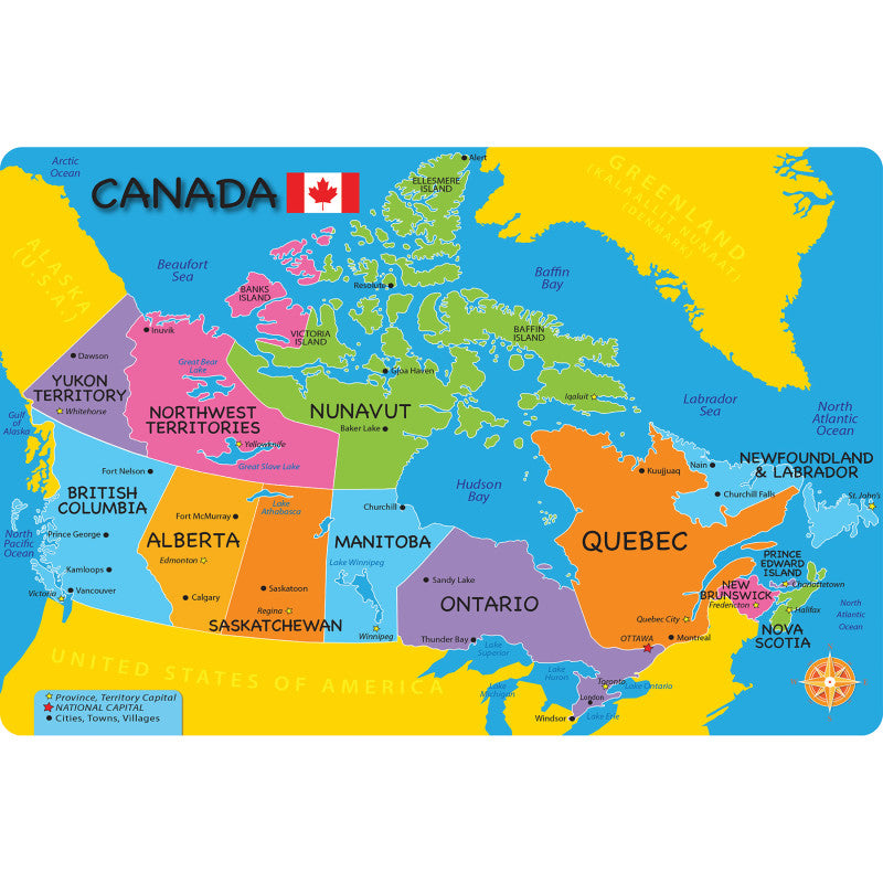 Welcome Mat Canada Map 15.5X23.5In (Pack of 3)