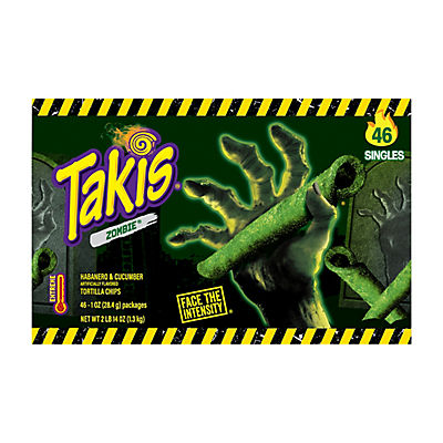 Takis Rolls Zombie Tortilla Chips Box, 46 pk./1 oz.