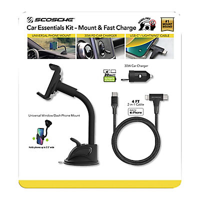Scosche 3 Pc. Travel Essentials Charging Bundle