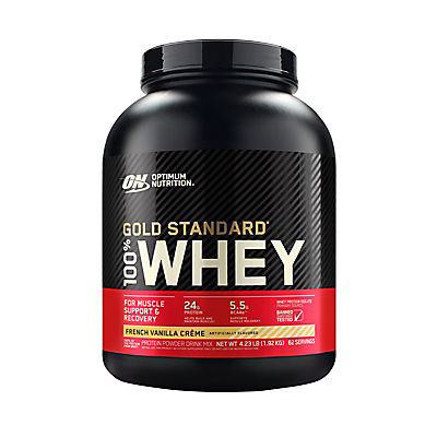 Optimum Nutrition Gold Standard French Vanilla Creme Whey Protein, 4.23 lbs.