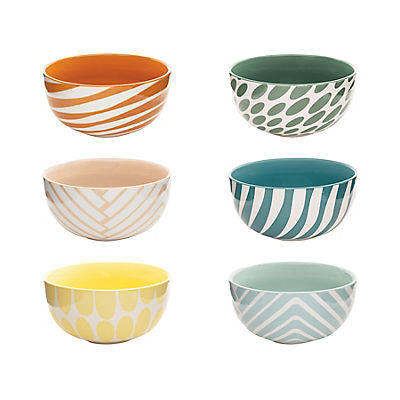 Mix and Match Multi Purpose Dining Bowl Set, 6-Pc.
