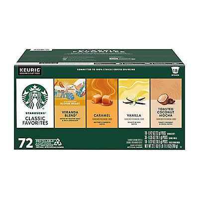 Starbucks Spring Variety K-Cup Coffee Pods, 72 ct.