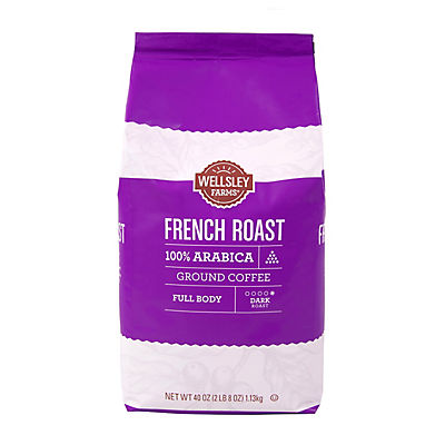Wellsley Farms French Roast Ground Coffee, 40 oz.