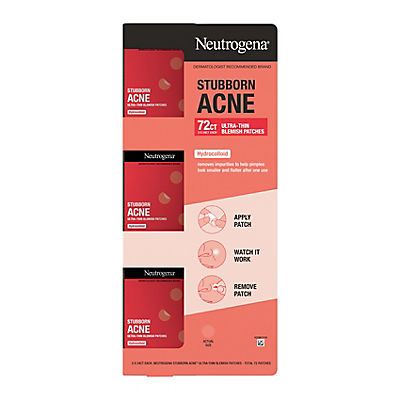 Neutrogena Stubborn Acne Ultra-Thin Blemish Patches, 72 ct.