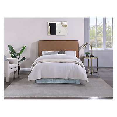 Home to Office Bretton Full/Queen Headboard with Power Outlet - Brown