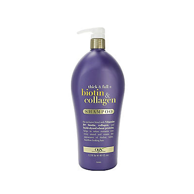 OGX Thick & Full + Biotin & Collagen Volumizing Shampoo, 40 oz.