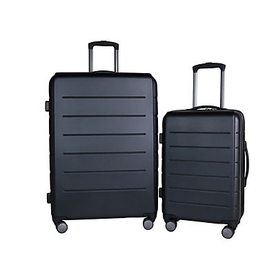Berkley Jensen 2-Pc. Hardside Luggage - Black