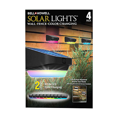 Bell + Howell Solar Fence Lights, 8 pk.