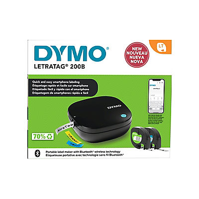 DYMO LetraTag 200B Bluetooth Label Maker, Compact Label Printer