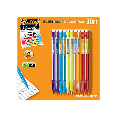 BIC Xtra-Smooth Mechanical Pencils, 30 ct. - Assorted Color Barrels