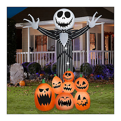 Gemmy Jack Skellington Scene Inflatable