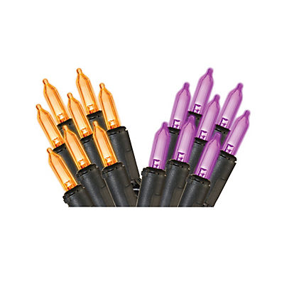 Sylvania Stay-lit 100 ct. Orange/Purple M5 LED Lights Set