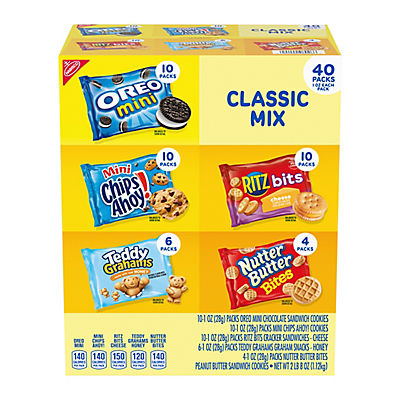 Nabisco Classic Mix Cookie & Cracker Variety Pack, 40 pk./1 oz.