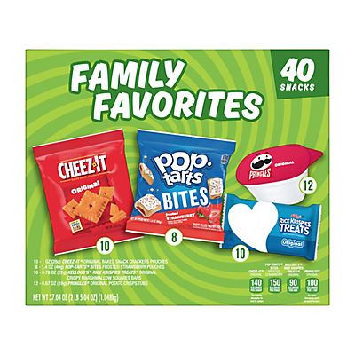Kellogg's Assorted Snacks Variety Pack, 40 ct.