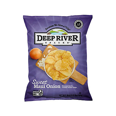 Deep River Snacks Sweet Maui Onion Kettle Chips, 18 oz.