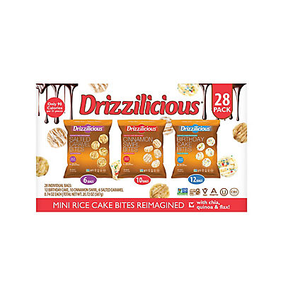 Drizzilicious Mini Rice Cakes, 28 ct.