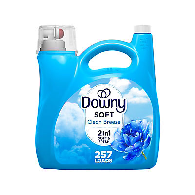 Downy Ultra Concentrated Liquid Fabric Softener and Conditioner, 150 fl. oz. - Clean Breeze
