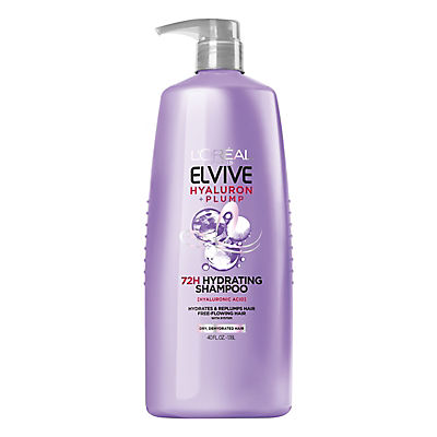 L'Oreal Paris Elvive Hyaluron Plump Hydrating Shampoo, Paraben-Free, 40 fl. oz.