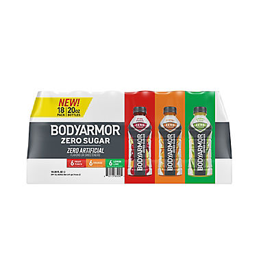 BODYARMOR Zero Sugar Sports Drink Variety Pack, 18 pk./20 oz.