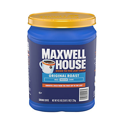 Maxwell House Medium Roast Original Ground Coffee, 43.1 oz.