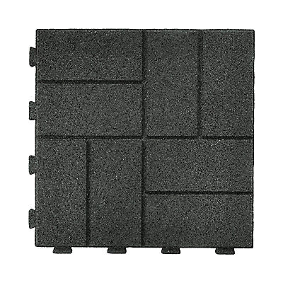GroundSmart 16" Interlock Paver, 9 pk. - Black