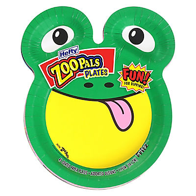 Hefty Zoo Pals Paper Plates, 45 ct.