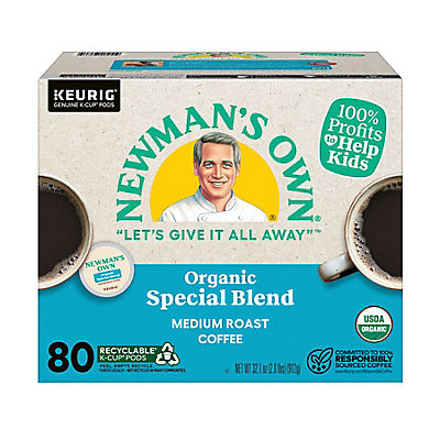 Newman's Own Organics Newman's Special Blend Keurig K-Cup Pods, 80 ct.