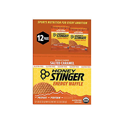 Honey Stinger Salted Caramel Gluten-Free Waffle, 12 ct.