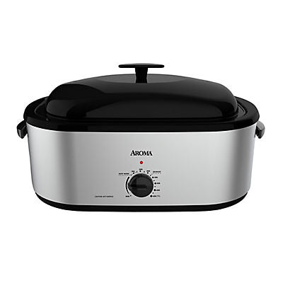 Aroma Roaster Oven, 20 qt. - Silver