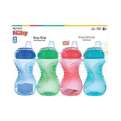 Nuby Toddler Sippy Cups, 4 pk.