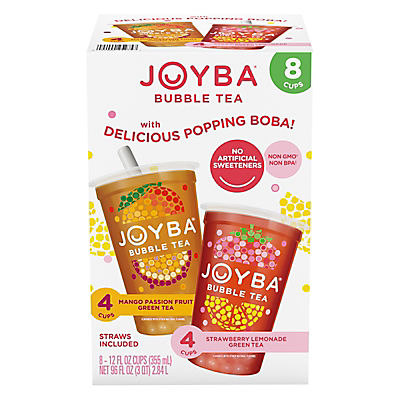 Joyba Bubble Tea Variety Pack, 8 ct./12 oz.