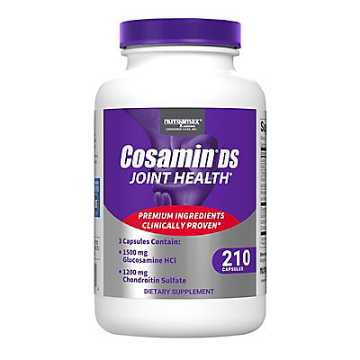 Nutramax Cosamin DS Joint Health Supplement with Glucosamine & Chondroitin, 210 ct.