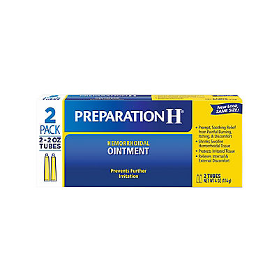 Preparation H Hemorrhoid Symptom Treatment Ointment, 2 pk./2 oz.