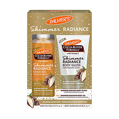 Palmer's Cocoa Butter Formula Shimmer Radiance Body Oil, Body Gloss Set
