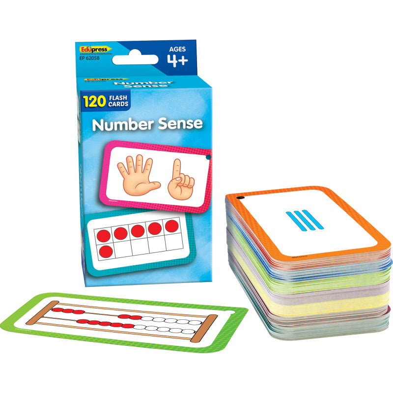 Number Sense Flash Cards (Pack of 6)