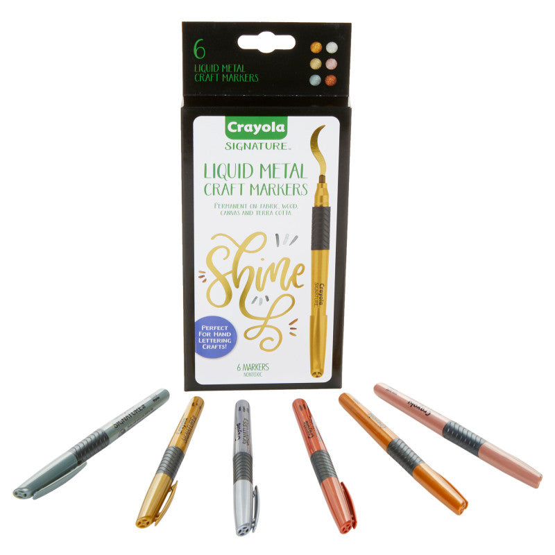6Ct Liquid Metal Craft Markers (Pack of 3)