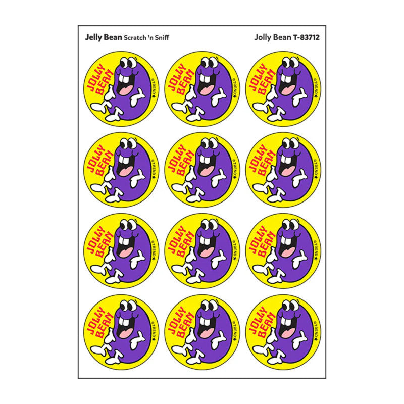 Stinky Stickers Jelly Bean Scent Jolly Bean (Pack of 12)